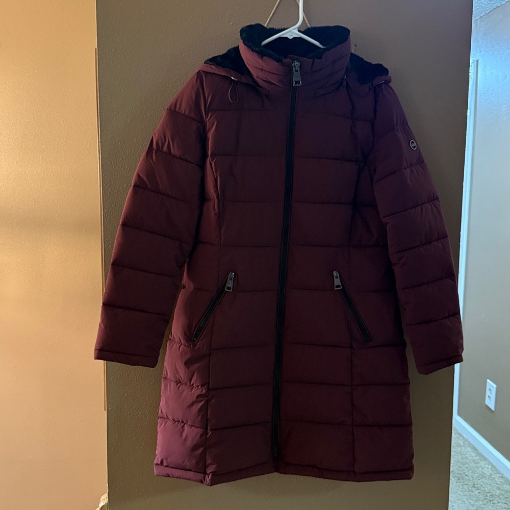 NWOT Andrew Marc Long Hooded Puffer